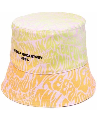 Stella McCartney Cappello bucket reversibile - Arancione