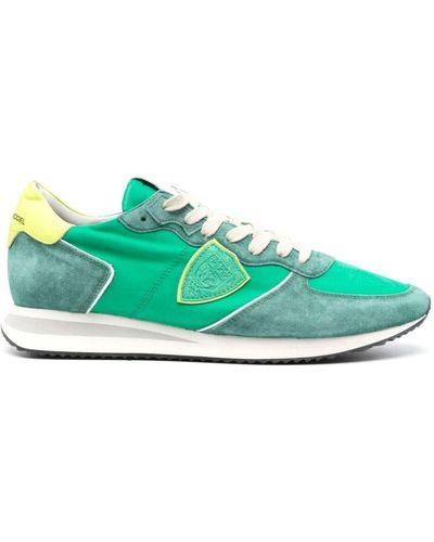 Philippe Model Tropez Lace-up Sneakers - Green