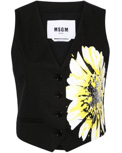 MSGM Vests - Black