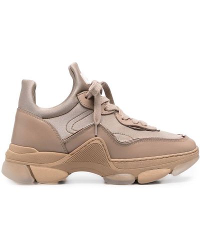 Furla Chunky Lifted-sole Trainers - Brown