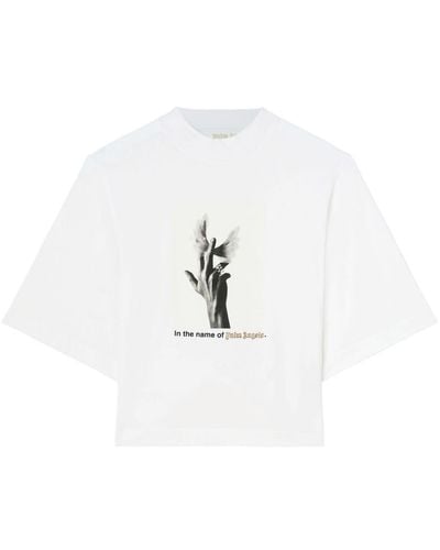 Palm Angels Wings Tシャツ - ホワイト