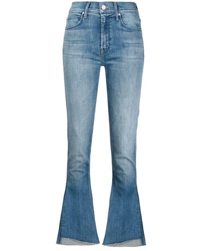 Mother The Runaway Step Flared Jeans - Blue