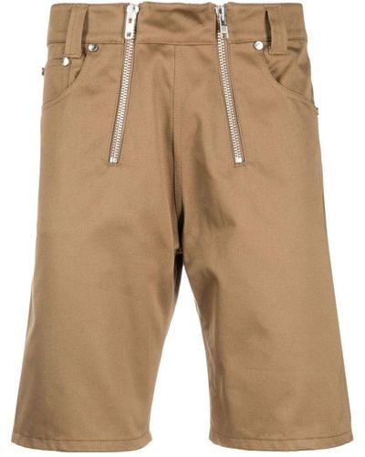 GmbH Double-zip Bermuda Shorts - Natural