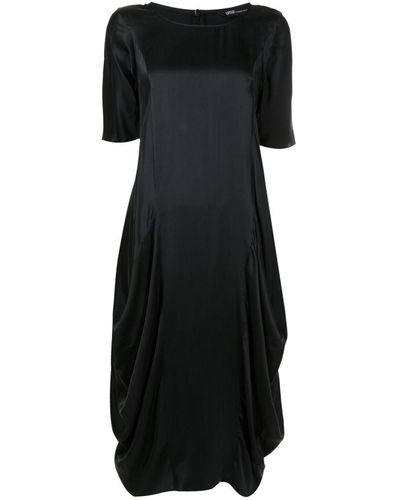 UMA | Raquel Davidowicz Short-sleeve Midi Dress - Black