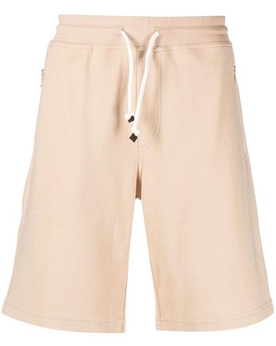 Brunello Cucinelli Cotton Shorts - Natural