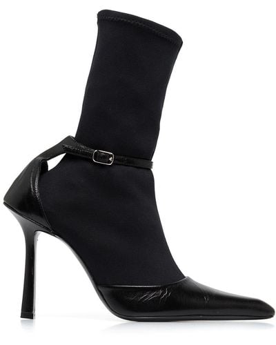 Alexander Wang Sock-style Ankle Court Shoes - Black