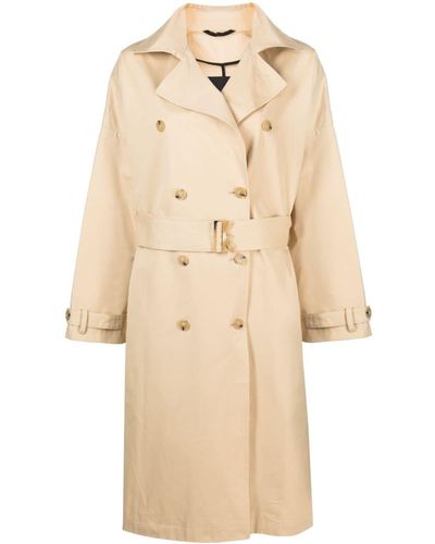 Patrizia Pepe Trench Coat - Natural