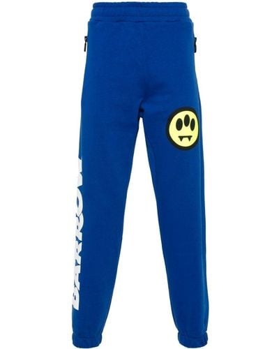 Barrow Pantalones de chándal con logo - Azul
