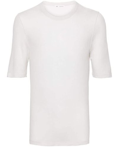 Ami Paris Semi-sheer Lyocell T-shirt - White