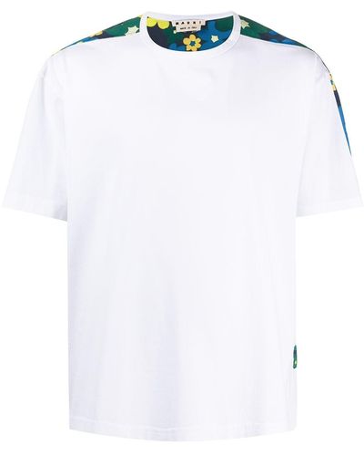 Marni フローラル Tシャツ - ホワイト