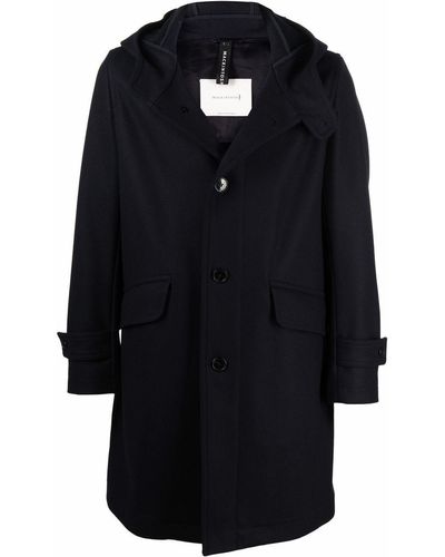 Mackintosh Kirkton Hooded Coat - Blue