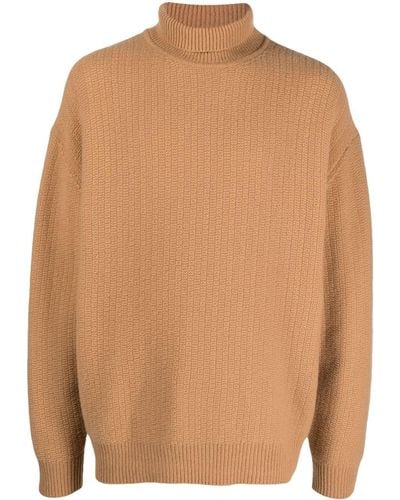 Filippa K Structured Turtleneck Sweater - Brown