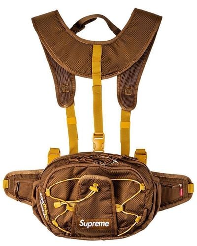 Supreme Harness Waist Bag - Brown