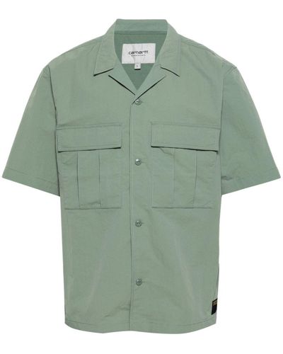 Carhartt Evers Camp-collar Ripstop Shirt - Green