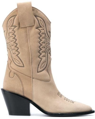 Zadig & Voltaire Western-style High-ankle Boots - Multicolour
