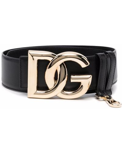 Dolce & Gabbana Gespriem Met Logo - Zwart