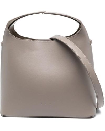 Aesther Ekme Mini Sac Leather Tote Bag - Gray