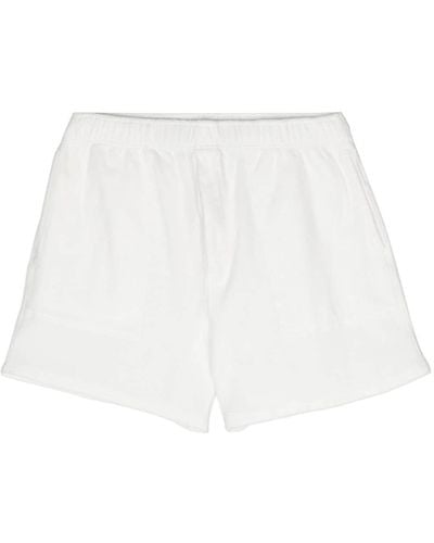 Bode Boston Shorts aus Frottee - Weiß