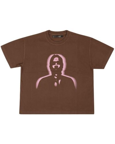 Sp5der Thug Cotton T-shirt - Brown