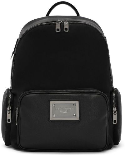 Dolce & Gabbana Leather Backpack - Black
