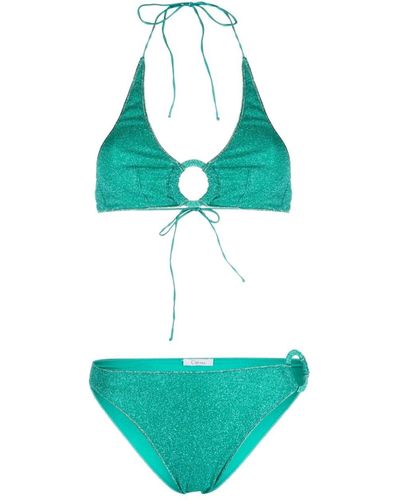 Oséree Neckholder-Bikini - Grün