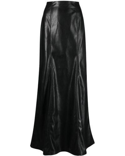 Nanushka Carlotta Faux-leather Maxi Skirt - Black