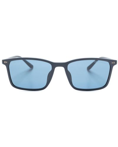 Emporio Armani Rectangle-frame Sunglasses - Blue
