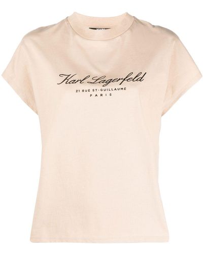 Karl Lagerfeld-T-shirts voor dames | Black Friday sale tot 50% | Lyst NL