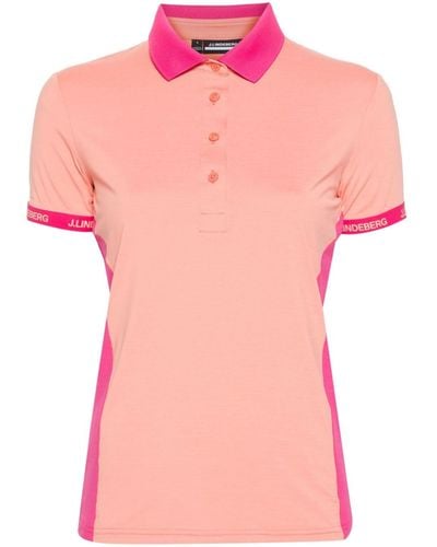 J.Lindeberg Makena Polo Shirt - Pink