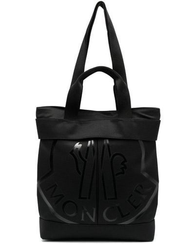 Moncler Cut Small Tote Bag Black