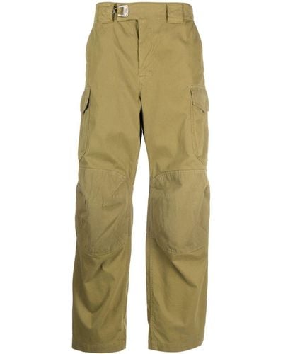 Objects IV Life Organic Cotton Cargo Trousers - Green