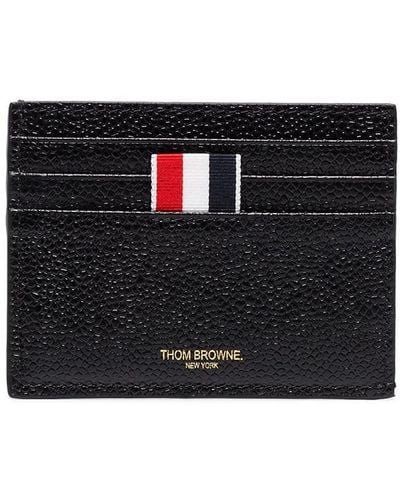 Thom Browne マネークリップ ウォレット ブラック ペブルグレインカーフレザー