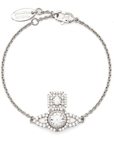 Vivienne Westwood Norabelle Armband mit Kristallen - Weiß