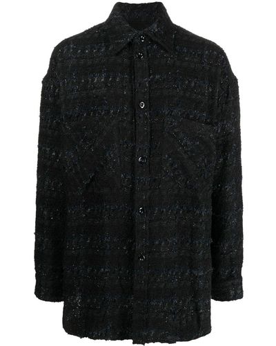 Faith Connexion Camisa de tweed - Negro