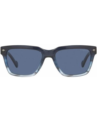Vogue Eyewear Lunettes de soleil VO5404S à monture carrée - Bleu