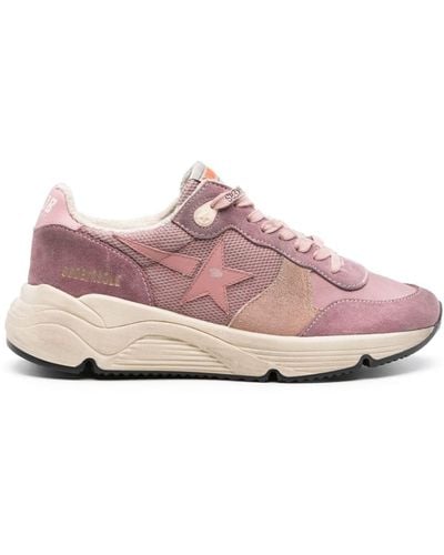 Golden Goose Running Sole Lace-Up Sneakers - Pink
