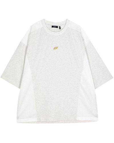 FIVE CM Panelled Cotton T-shirt - White