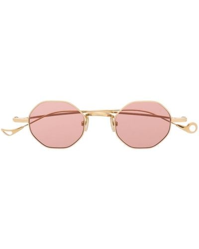 Eyepetizer Sonnenbrille mit achteckigem Gestell - Pink