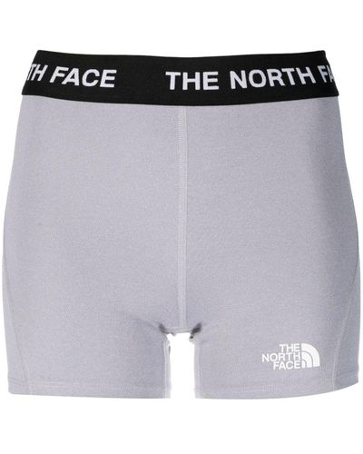 The North Face Logo-waistband Training Shorts - Grey