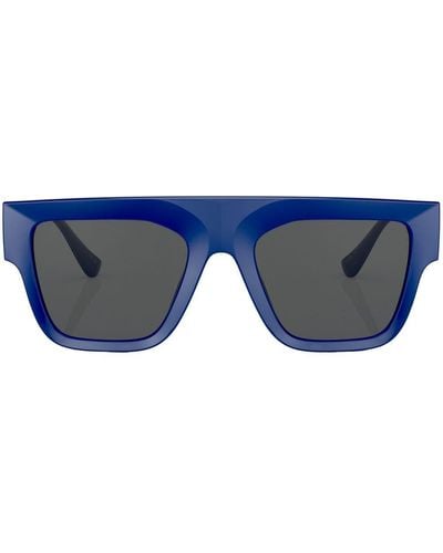 Versace Gafas de sol con montura cuadrada - Azul