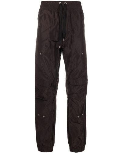GmbH Pantalones rectos con bolsillos tipo cargo - Marrón