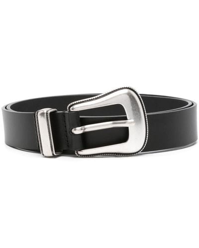 IRO Dorsy Leather Belt - Black
