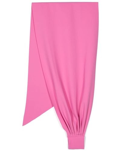 La Petite Robe Di Chiara Boni Schal mit Knoten - Pink
