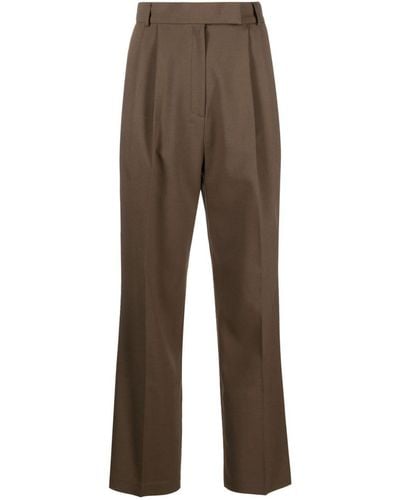 Frankie Shop Bea Tailored Pants - Brown