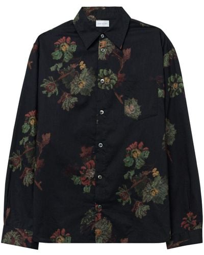 John Elliott Cloak Cotton Shirt - Black