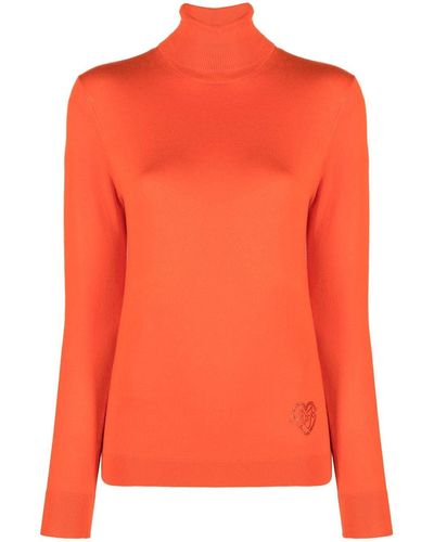 Liu Jo High-neck Knitted Top - Orange