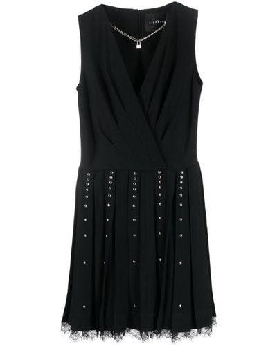 John Richmond Impat Stud-embellished Minidress - Black