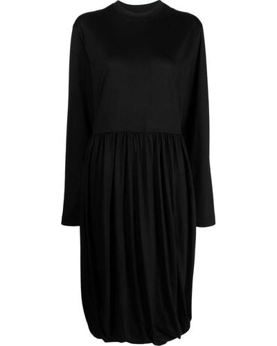 Sofie D'Hoore Balloon Wool Dress - Black