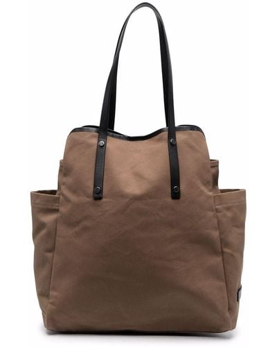 Woolrich Pouch-pocket Tote Bag - Brown