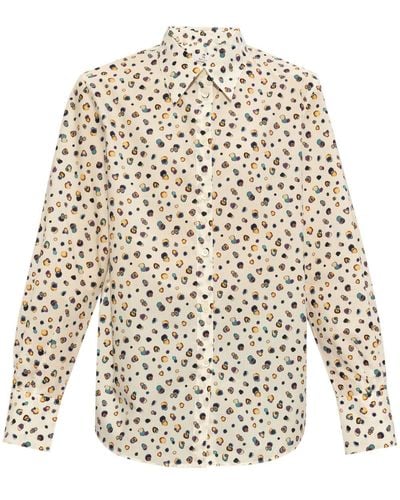 PS by Paul Smith Polar Lights Cotton Shirt - White